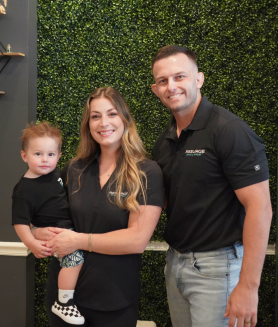Family-owned chiropractic team at Resurge Spine and Sport in Jupiter, FL